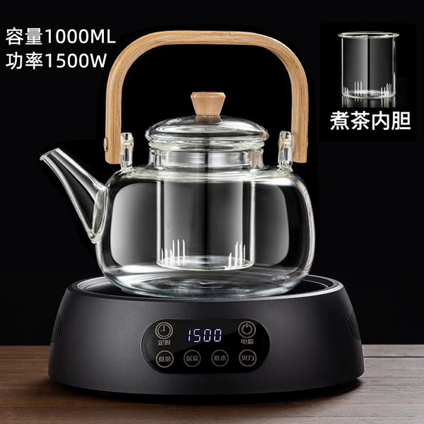 1500W Black K6+ Bamboo Lift Kettle