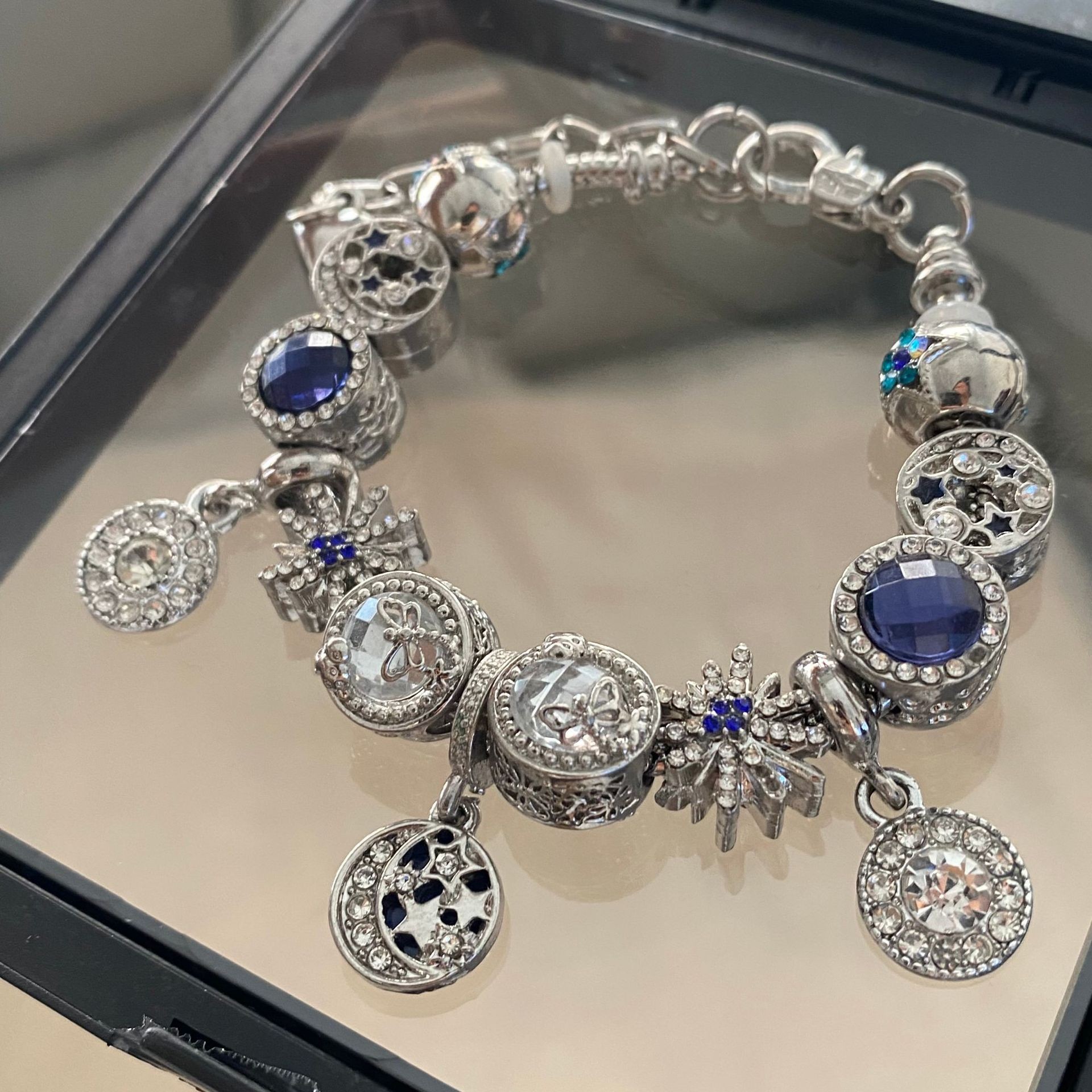 Starry fairy tale sun and moon bracelet (extension chain)