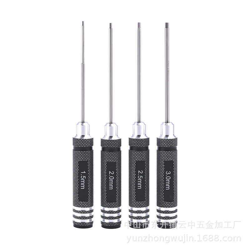 Destornillador modelo de avión destornillador UAV herramienta de reparación y desmontaje de acero de alta velocidad juego de destornilladores de 7 piezas