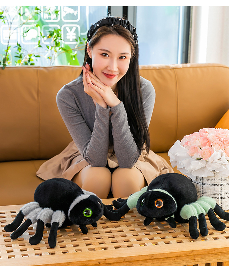 Cute, Funny Style Children Unisex Halloween Spider PP Cotton Stuffed Animals & Plush Toys