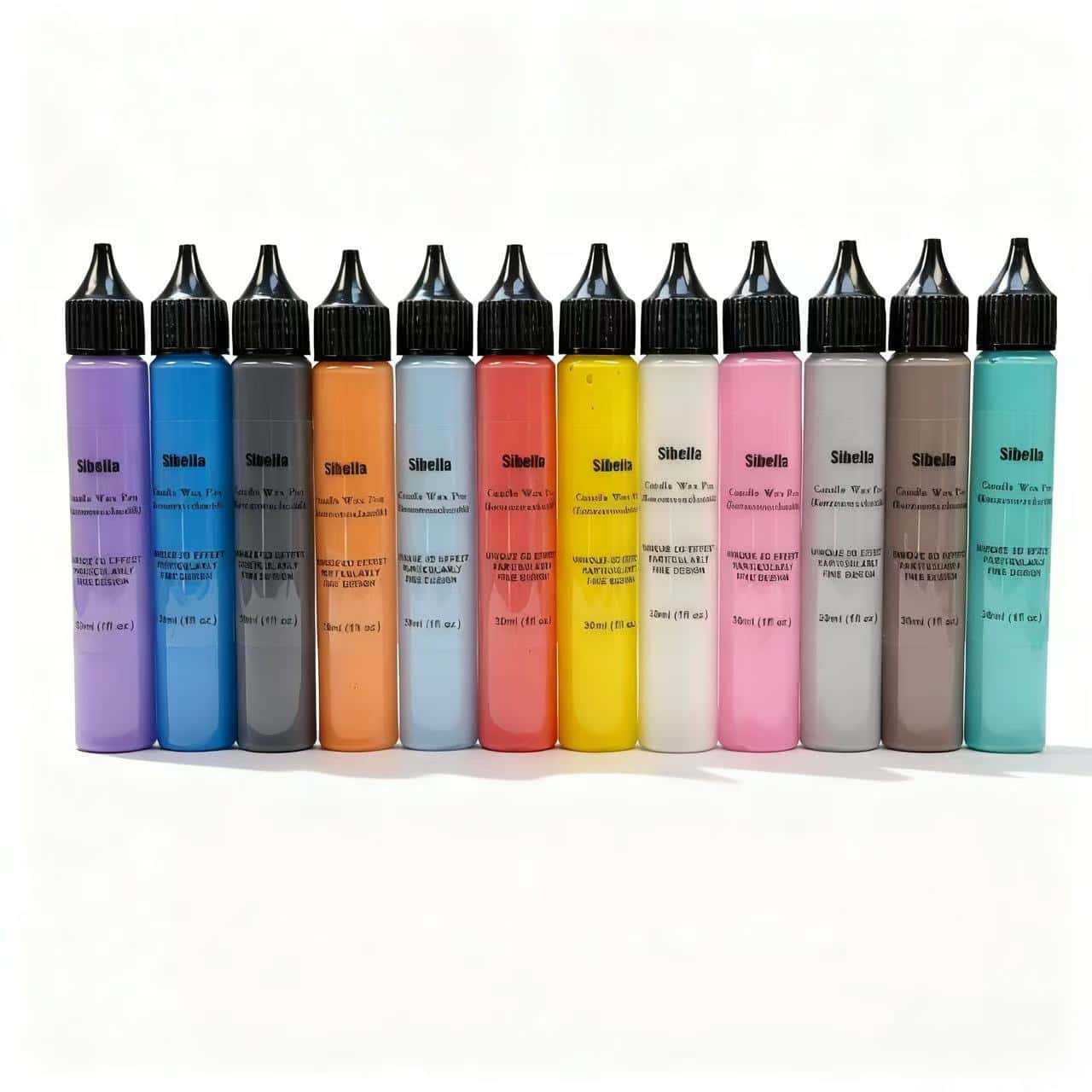 Candle Paint Brush Creative Coloring DIY Candle Decoration Smoke free and Odorless 3D Stereoscopic C