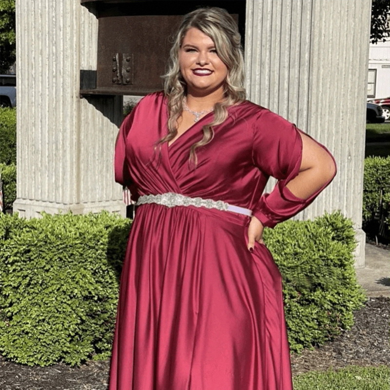 Women's Loose Swing Casual Dress For Commuting Plus Size Fit_voghion.com