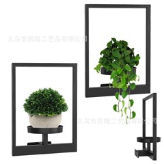 アマゾン植物棚 壁掛け式植木鉢 室内/屋外用フラワースタンド 壁飾り 花展示棚 収納棚