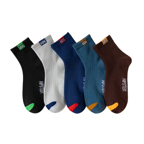 Wholesale socks, men's autumn and winter mid-calf socks, trendy sports socks, long socks, men's business socks, Zhuji manufacturer