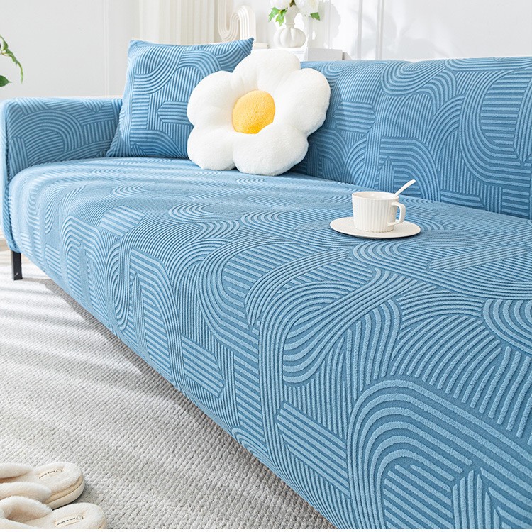 Funda de sofá de estilo crema de alta calidad Funda universal con todo incluido Funda de sofá perezoso universal de cuatro estaciones Cubierta de tela anti-rasguño