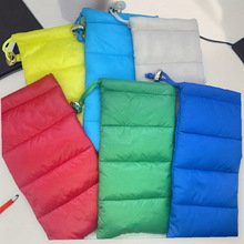 新款羽绒棉眼镜收纳袋抽绳束口眼镜袋防摔太阳镜墨镜镜眼镜收纳袋