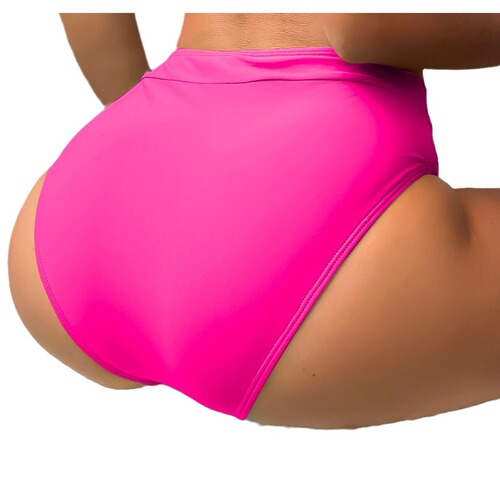 2025 Bikini European and American Solid Color Shorts Swimsuit Sexy Bikini Swimwear Women's