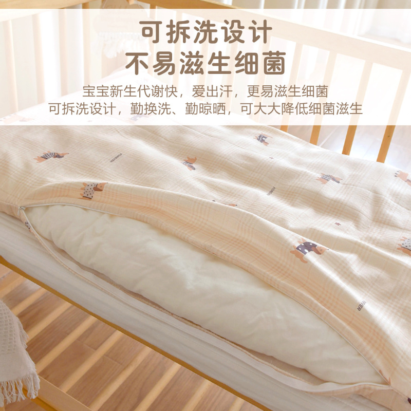 婴儿纯棉纱布床褥新生宝宝纯棉花秋冬加厚床垫幼儿园儿童铺被褥子|undefined