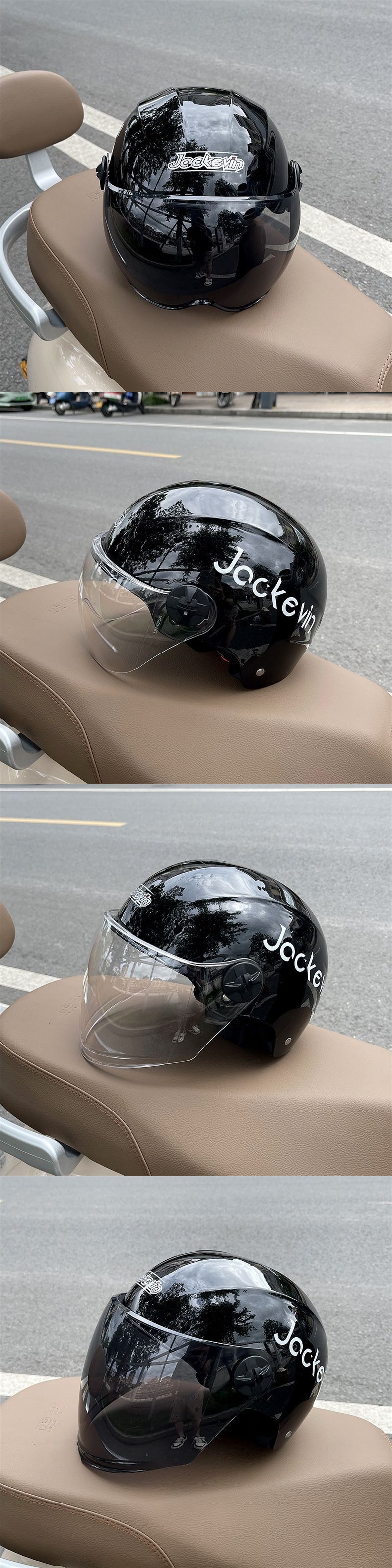 3C certified electric scooter helmet, summer motorcycle safety helmet, half helmet, suitable for all seasons, unisex, with sun protection, meets new national standards
