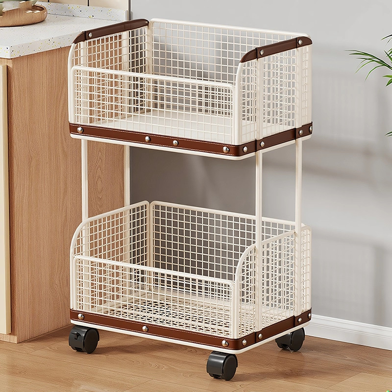 Vegetable Storage Rack Kitchen Vegetable Basket Storage Basket Household Floor-Standing Removable Fruit and Vegetable Storage Trolley Vegetable Storage Rack Kitchen Vegetable Basket Storage Basket Household Floor-Standing Removable Fruit and Vegetable Storage Trolley