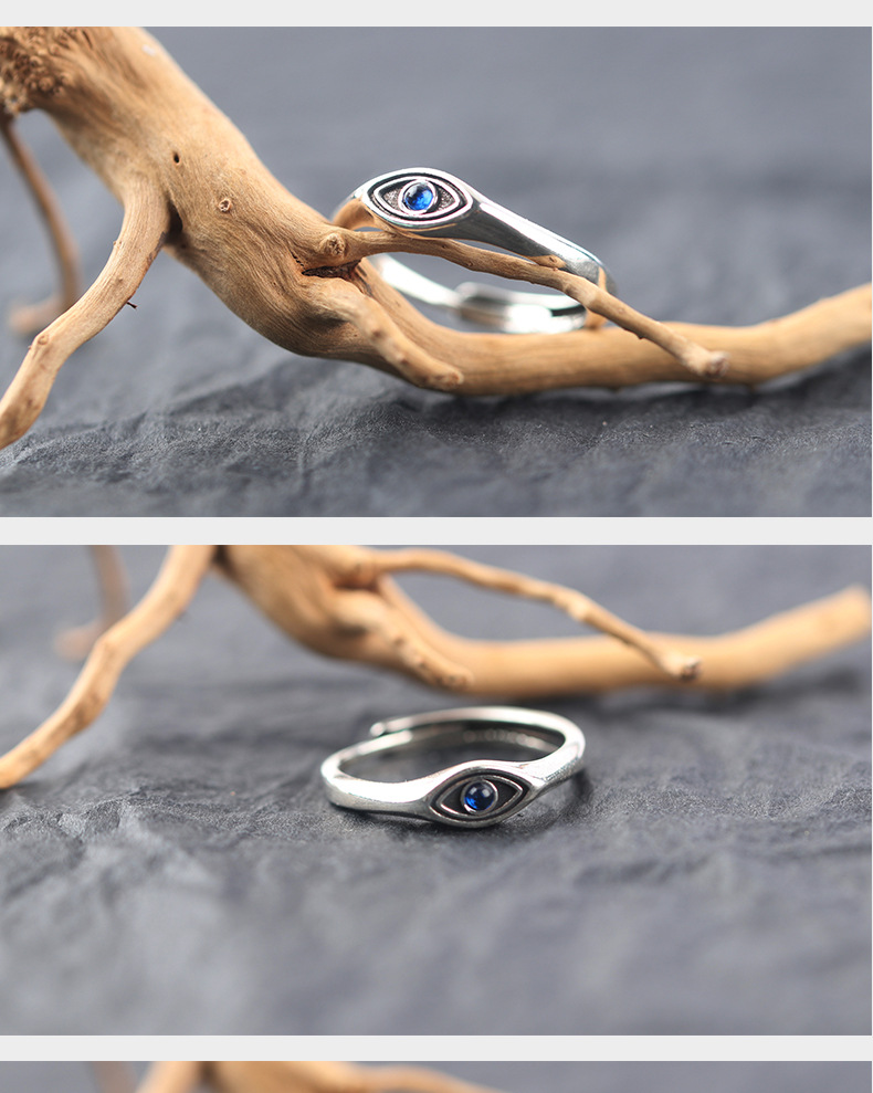 Minimalistisk herrring i thaisilver retro stil accessoar_voghion.com