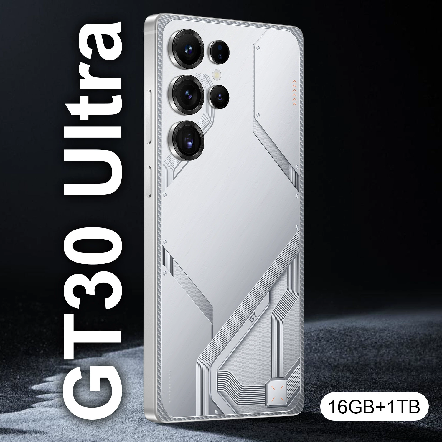 Смартфон GT30 Ultra, экран 7,3 дюйма, 16 ГБ + 1 ТБ, 8000 мАч, Android 14, 5G