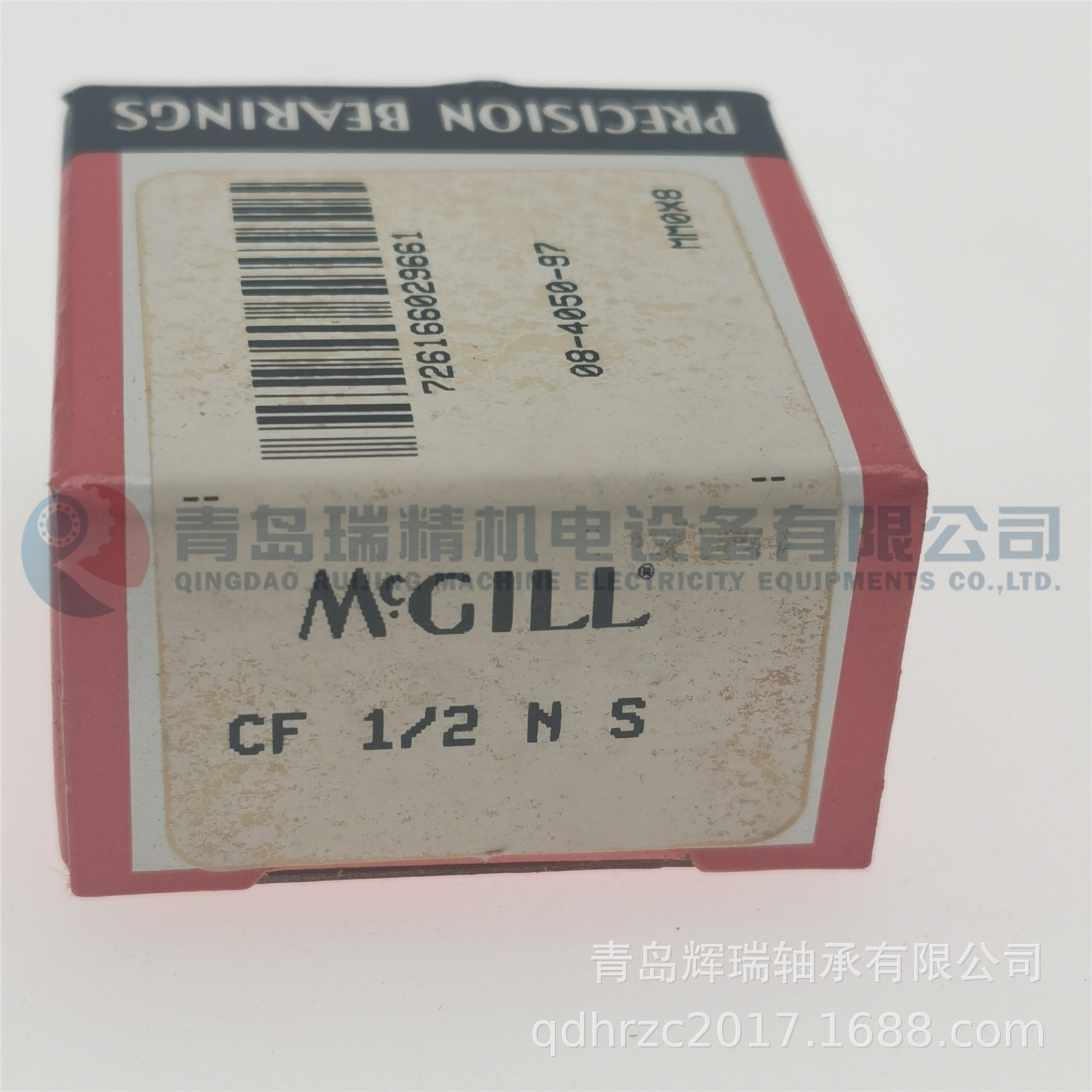 MCGILL滚轮滚针轴承 CF1/2NS = CRSB-8 = CRV8XLLH/3AS