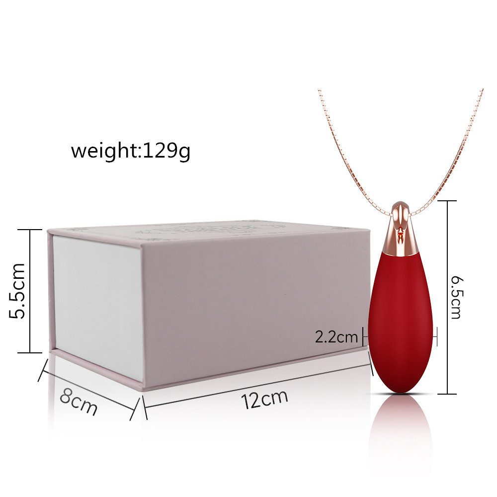 Rose Dolphin Vibrating Ring Necklace, Wearable Egg with Silicone Body and Quiet Motor — detail image 31