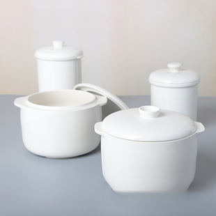 Ceramic Water-Proof Stew Pot with Lid, Electric Stew Pot, Ceramic Liner, Bird's Nest Soup, Shaxian Clay Pot