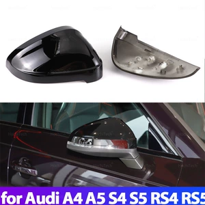 Audi A4 S4 Rs4 A5 S5 Rs5 B9 üçün Parlaq Qara Güzgü Korpusu