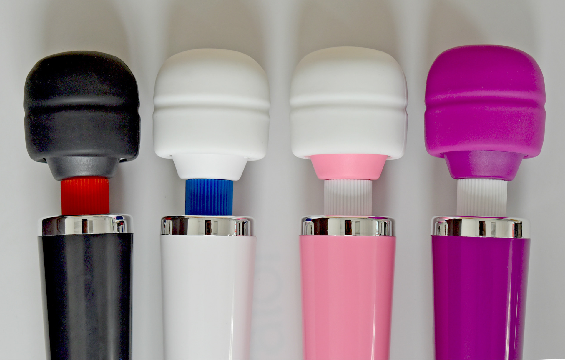 Rechargeable 10-Frequency Wand Massager, Silicone Body, 320mm, Plug-In Charging — detail image 16