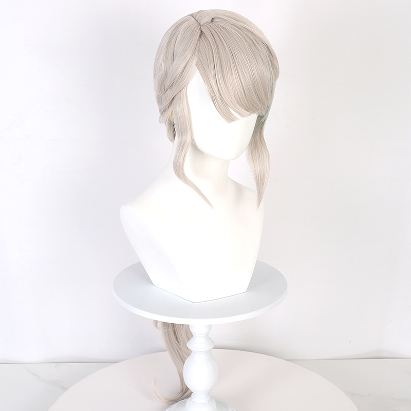 Cardamomo original Dios Linette cos peluca lado trenzado simulación cuero cabelludo resaltar modelo de modelado Ventas Directas la fábrica