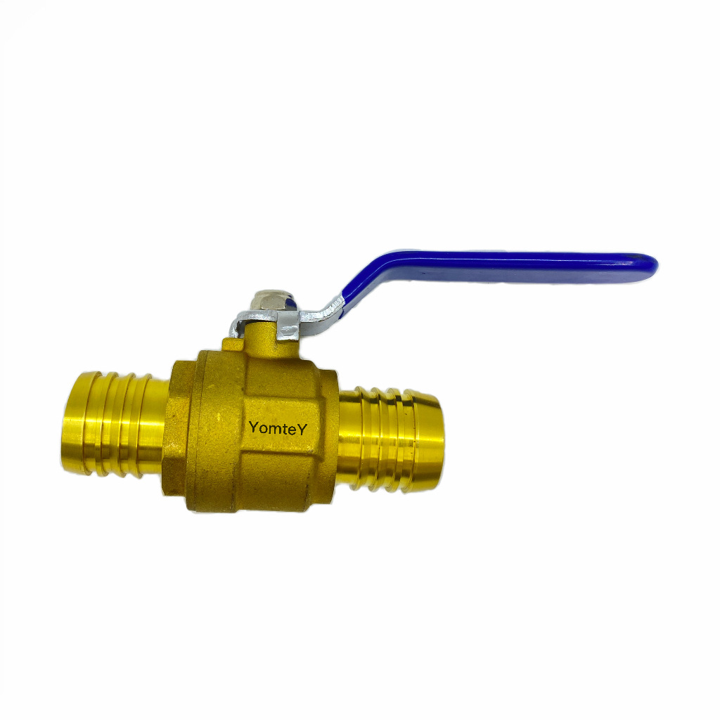 厂家直销球阀黄铜双外螺纹DN25