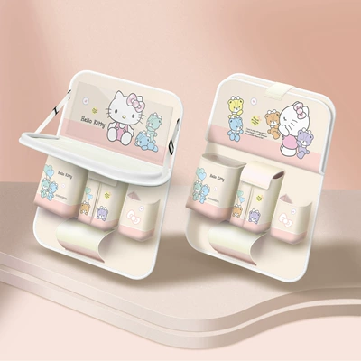 Car table board – Storage Hanging Bag Car Small - kitty-beige-playmate2-upgraded-folding-dining-table-and-free-waterproof-storage-bucket