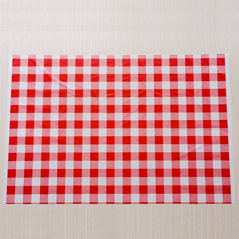 40*60cm 붉은 격자 무늬-100 비독립적 ★ ♜