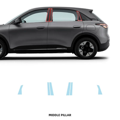 Car paint protective film – of Cutting Invisible Paint Film - a-pair-of-b-pillar-tpu-membranes-imported-tpu-film-specially-cut-for-special-vehicles