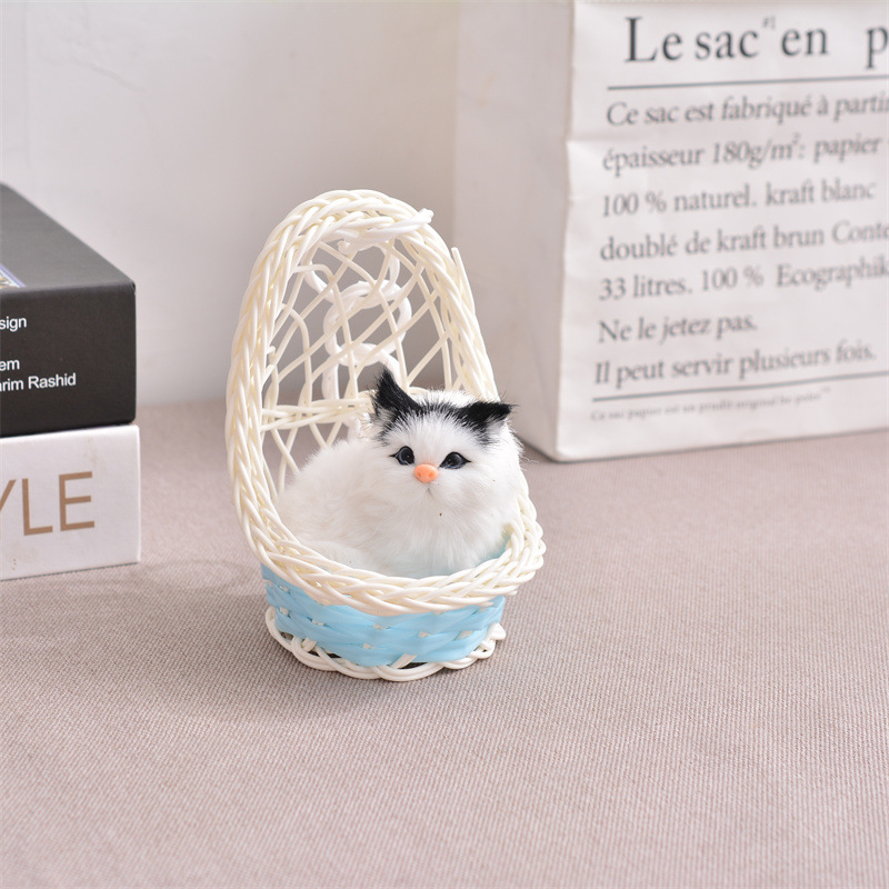 검은 머리 고양이 소리 (무작위 대나무 바구니 보내기)