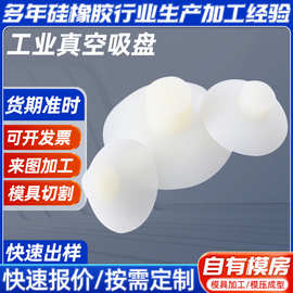 大头真空吸盘工业气动机械手配件硅胶真空吸盘自动化气动