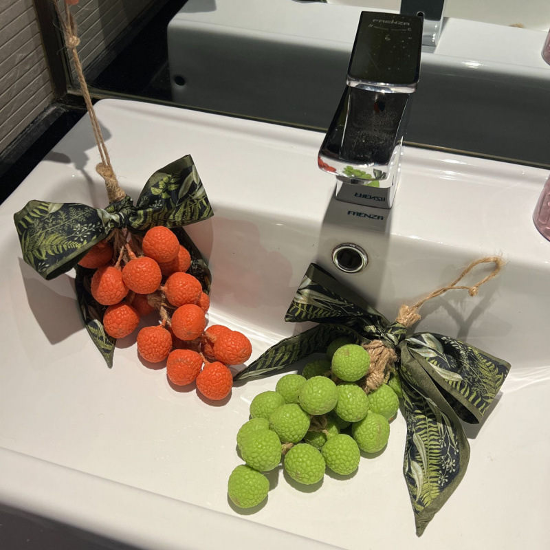 Litchi Soap fruit modelling soap originality manual Soap Plant Souvenir  Bath Hand soap