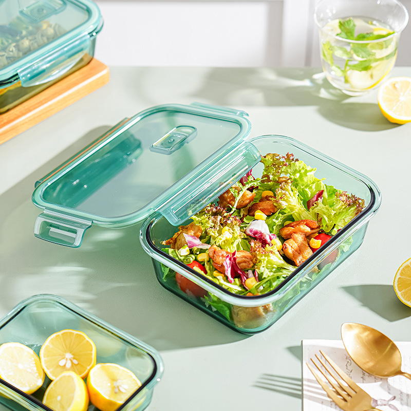 ガラスの弁当箱は電子レンジで加熱することができます。|undefined