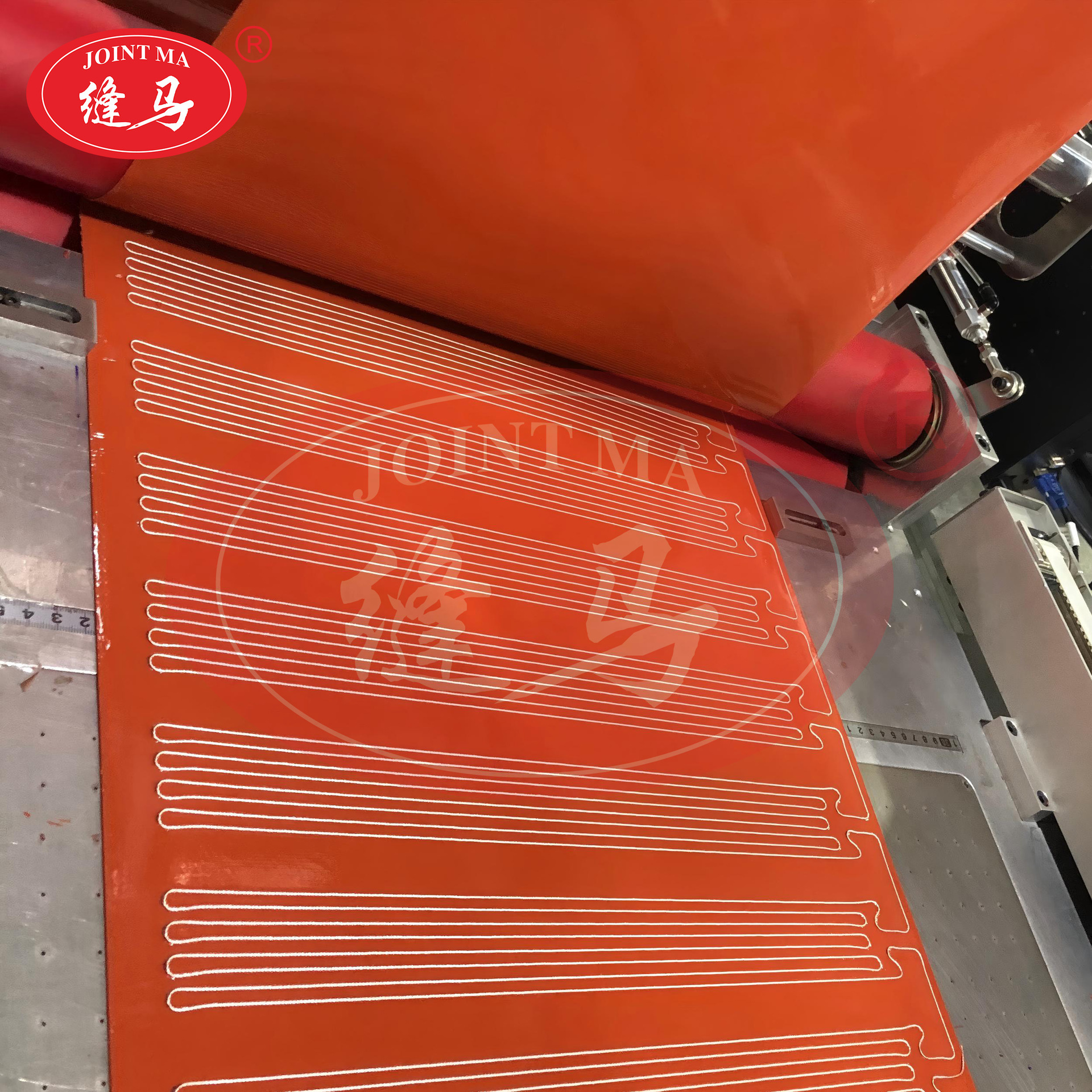 Máquina de unión de cableado de fibra de vidrio con lámina de calor de silicona flexible de marca Tongda Sewing Ma