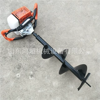硬土质打洞机螺旋挖坑机  8马力双人操作打眼机