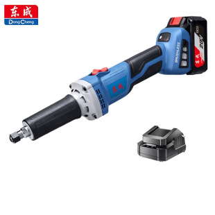 Dongcheng 20V Rechargeable Brushless Electric Grinding Head Six-Speed Speed-Adjustable 630W Lithium Battery Straight Grinder Dcsj25Bm