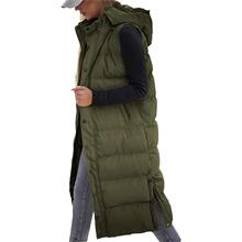 P 31270 Casual Solid Color Hooded Vest Jacket ��ɫ��ñ����