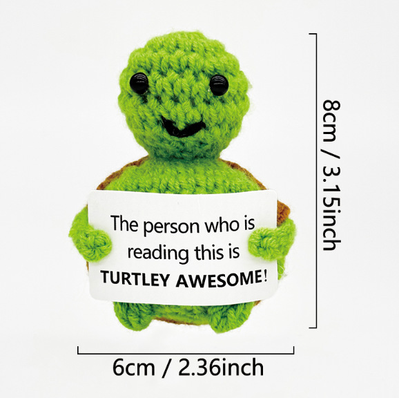 Transfronterizo al por mayor hecho a mano de punto de felpa de energía positiva de la patata emocional vegetal adornos de frutas de juguete pequeño regalo