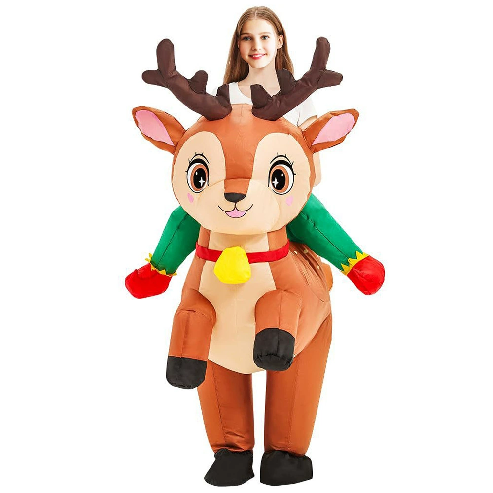 Надувной костюм оленя для Хэллоуина, маскарадный наряд для выступлений и ролевых игр, реквизит для создания атмосферы, трансграничная продажа на Amazon