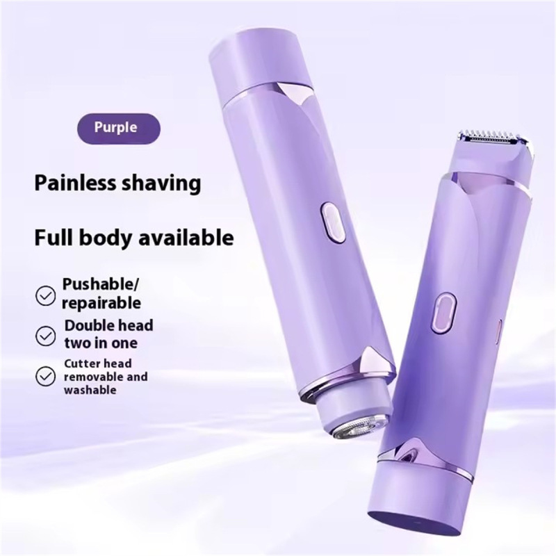 Women's 2 in 1 Epilator Electric Shaving For Women's Legs Underarm Face, Body Hair trimmer