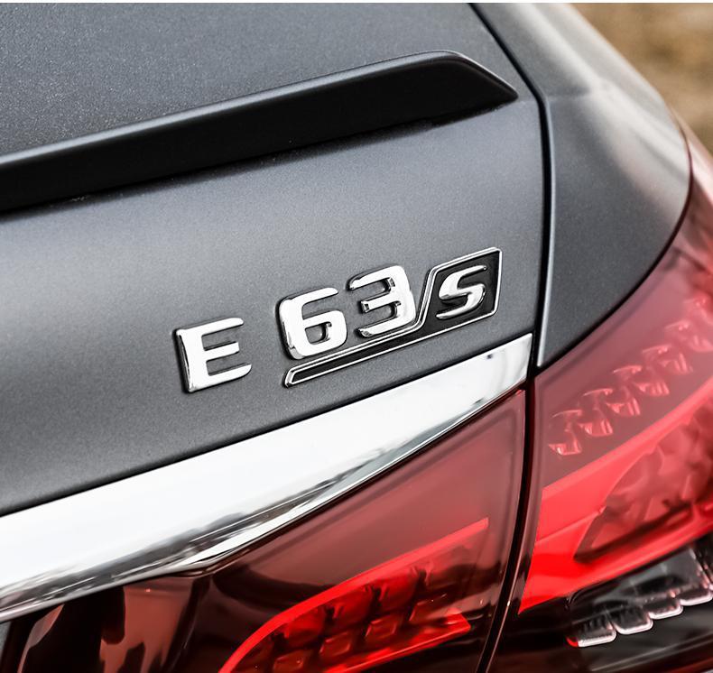 Mercedes-Benz A-Class, E-Class, C-Class, CLA, GLA, GLB, GLC – modified rear emblems, car emblems, horizontal bars, and sporty rear emblems