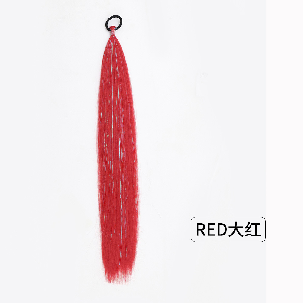 Venta al por mayor de hilo de oro y plata para comercio exterior, para pelucas y coletas de rastas EZ, de un solo hilo, con degradado de colores, para cabello trenzado DIY, hilo láser y trenzas grandes.