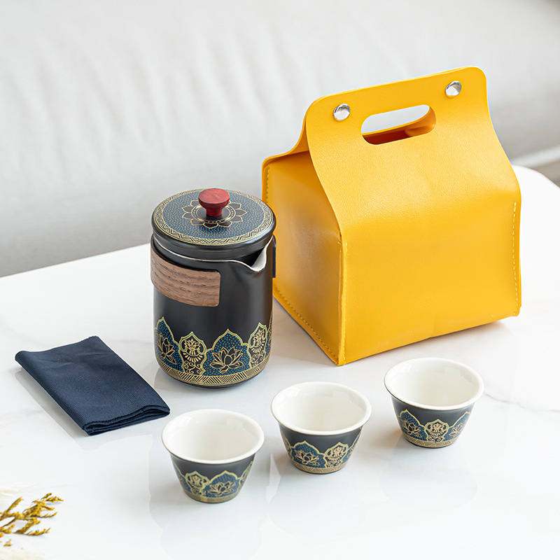 旅行茶器携帯用工夫茶器セット屋外ティーポット|undefined