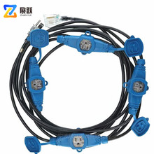 美标三芯户外电源线美规分支器  美规N515P-A TO  XA06 延长线