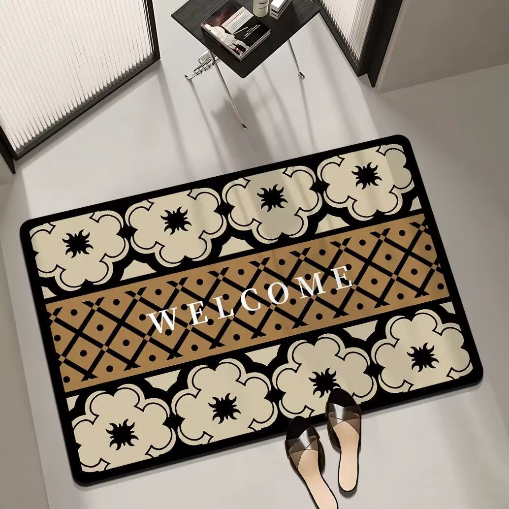 Французские минималистские легкие и роскошные диатомовые грязевые коврики для домашнего использования