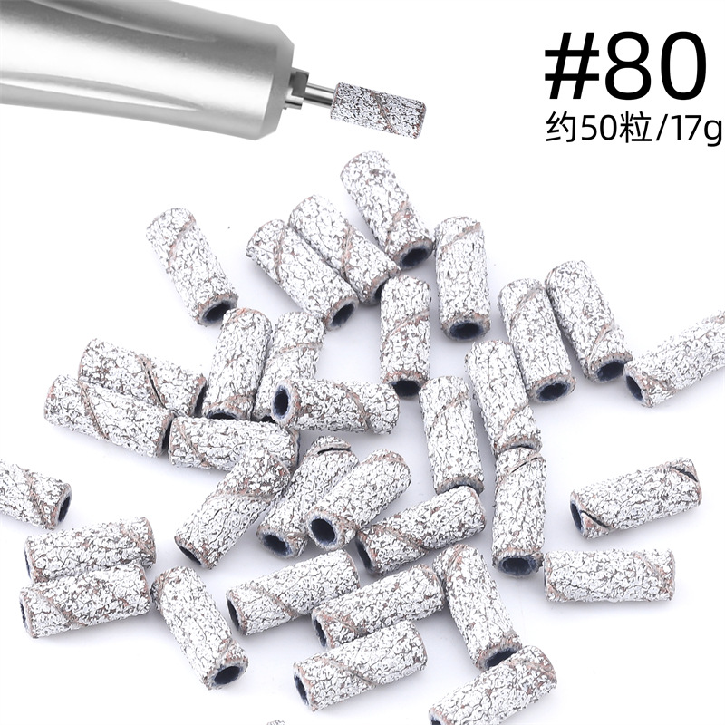 Caja dedicada transfronteriza 3,1mm uñas tamaño pequeño anillo de arena removedor de uñas eliminación de piel muerta procesamiento frontal mini anillo esmerilado