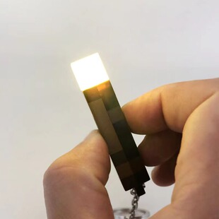 Minecraft Toy Torch Keychain Minecraft Game Peripheral Model Torch Light