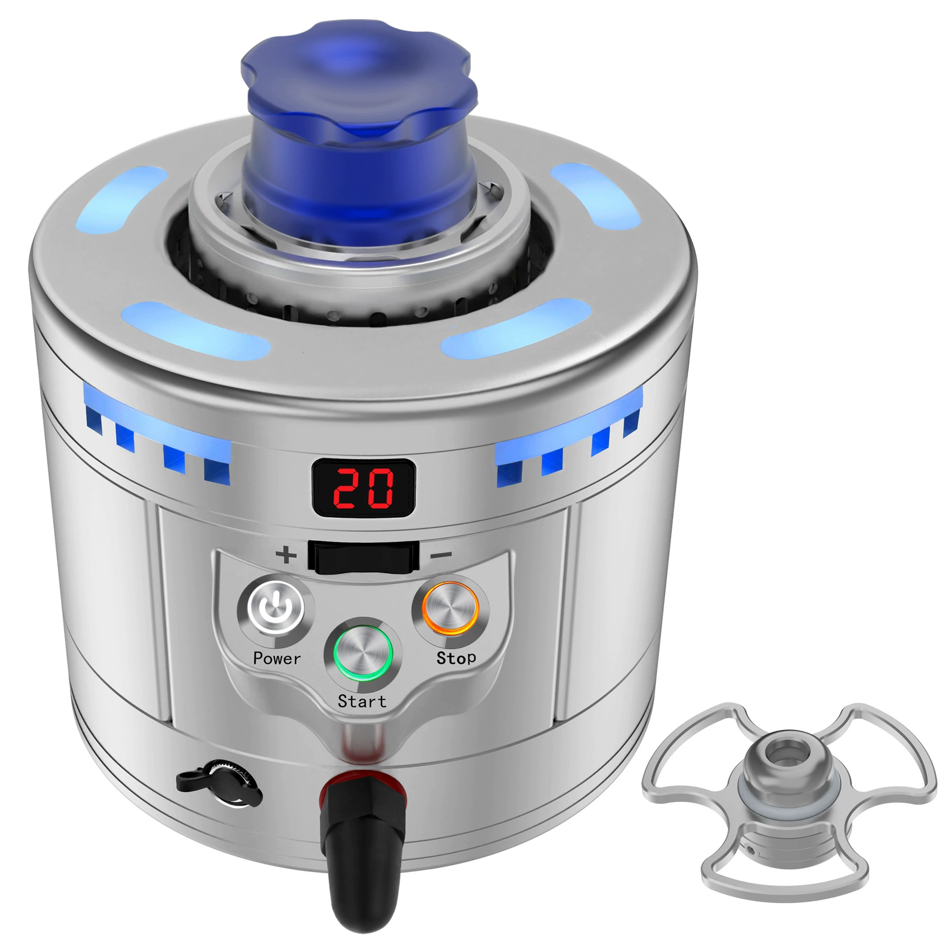 Портативный мини-сухой льда стеклянный холодильник, углекислый газ превращается в сухой лед, бар замороженные чашки, охлаждение