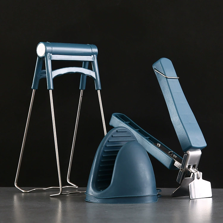 Креативный и практичный зажим для чаши из нержавеющей стали, многофункциональная пластина с зажимом для защиты от ожогов, подъемник чаши, зажим для чаши с двойной ручкой