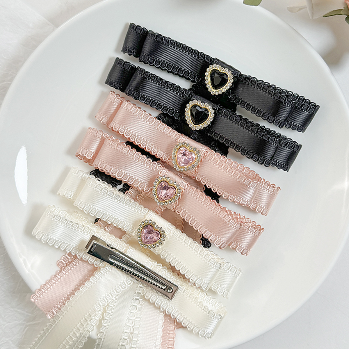 Holiday, Daily Occasion Women's Sweet Bow Knot Cloth Hair Clip