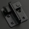 Black small right nail door buckle
