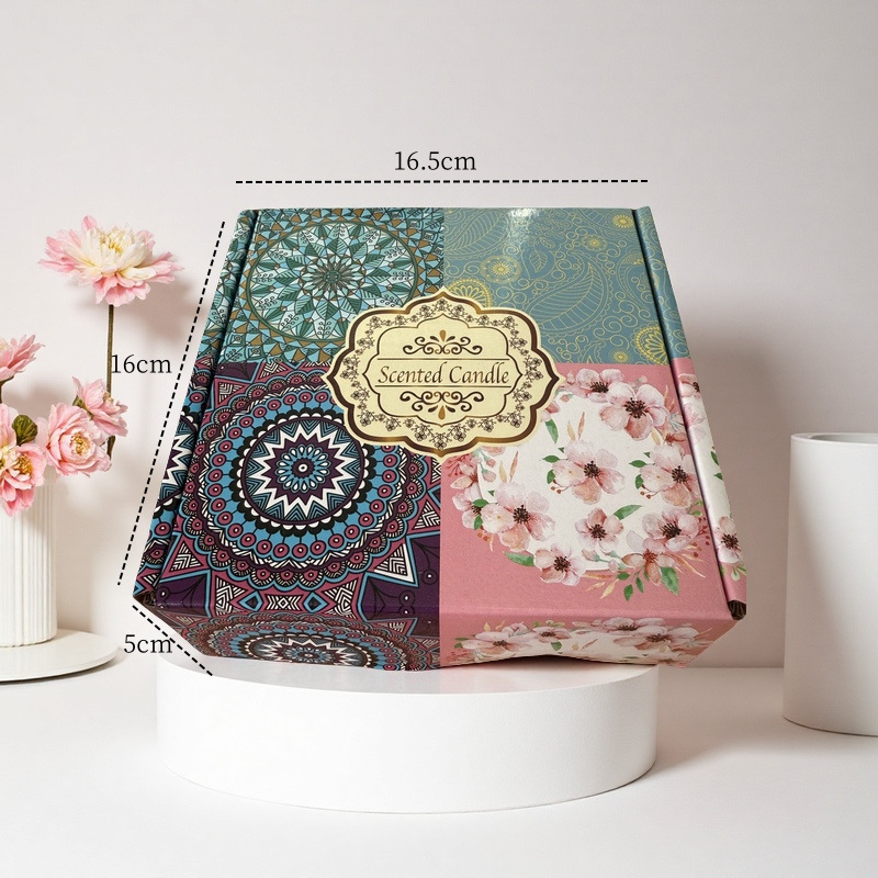 Caja de lata de vela perfumada de flores secas para un hogar seguro, dormitorio, cumpleaños, fragancia romántica, aceite esencial, atmósfera duradera, desodorización interior