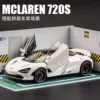 Collector's Edition Large 720s White + Assembled Garage Scene - Gift Box Buy One Get Five Free
